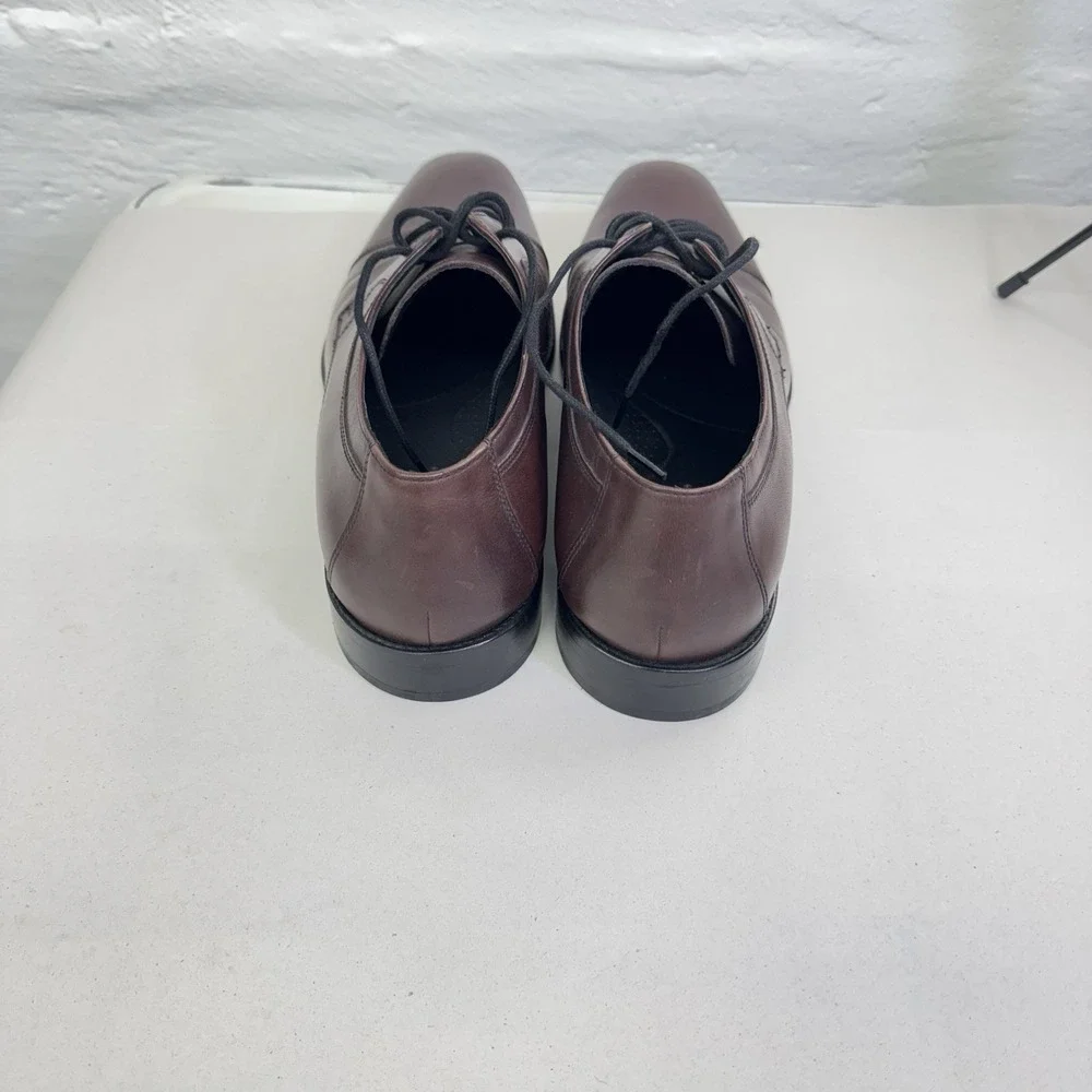 Johnston & Murphy Men's Burgundy Cap Toe Oxford Dress Shoes 13M ‎ Leather